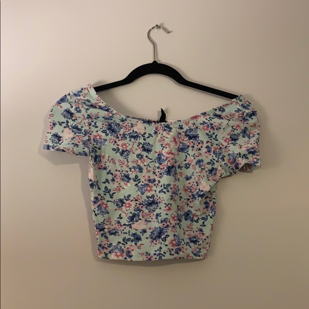 H&M Floral Crop Top